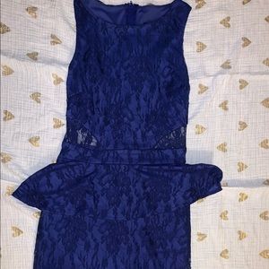 Peplum boutique dress